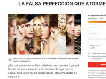 La petición lanzada por los alumnos de Cádiz La petición lanzada por los alumnos de Cádiz