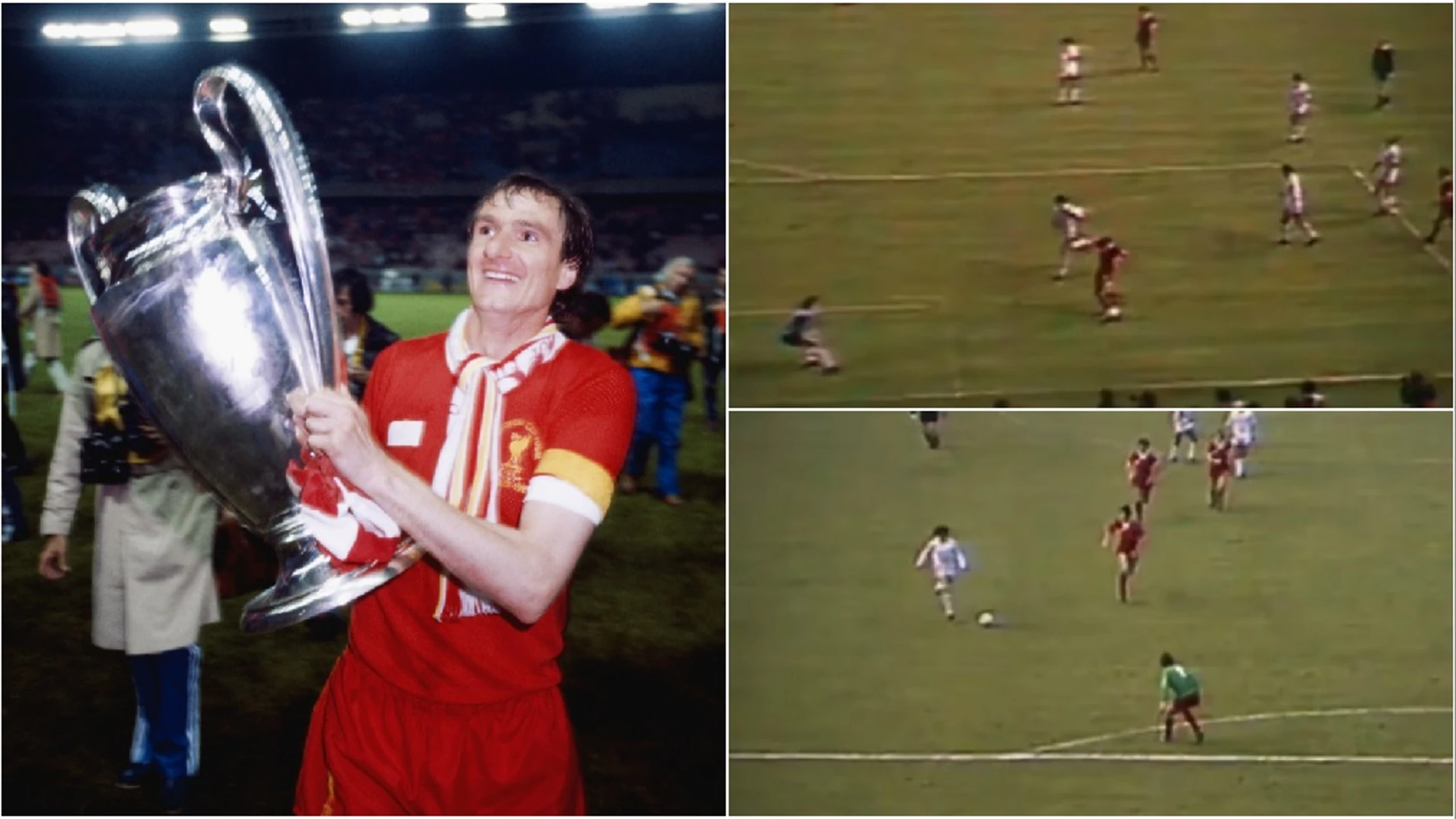 Imágenes de la final de la Copa de Europa de 1981 entre Liverpool y Real Madrid