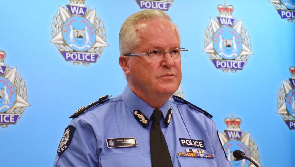 El jefe comisionado de la Policía del estado de Australia Occidental, Chris Dawson