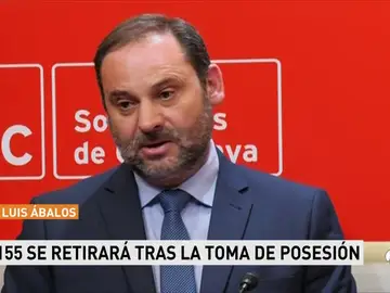 Ábalos aconseja a Torra que sea "autónomo" y se "desprograme" de "xenofobia" Ábalos aconseja a Torra que sea "autónomo" y se "desprograme" de "xenofobia"