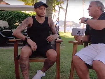 Neymar, entrevistado por Zico Neymar, entrevistado por Zico