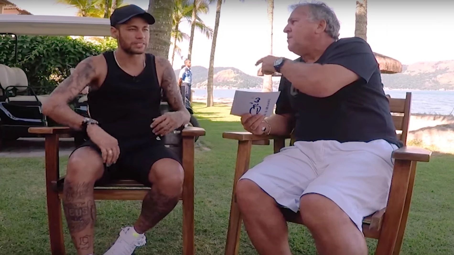 Neymar, entrevistado por Zico Neymar, entrevistado por Zico