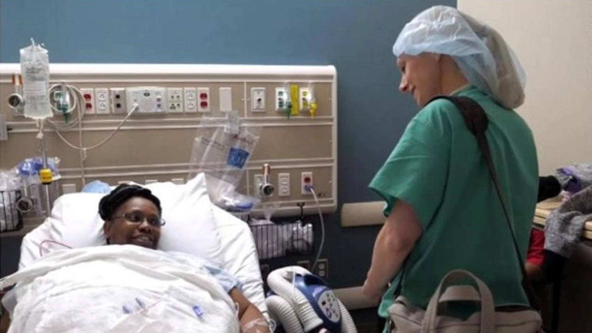 Kendra tras ser operada Kendra tras ser operada