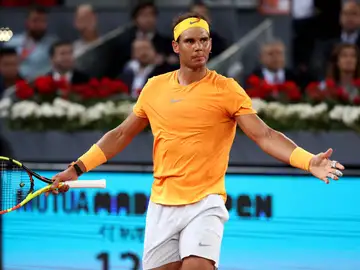 Rafa Nadal, en acción en el Mutua Madrid Open Rafa Nadal, en acción en el Mutua Madrid Open
