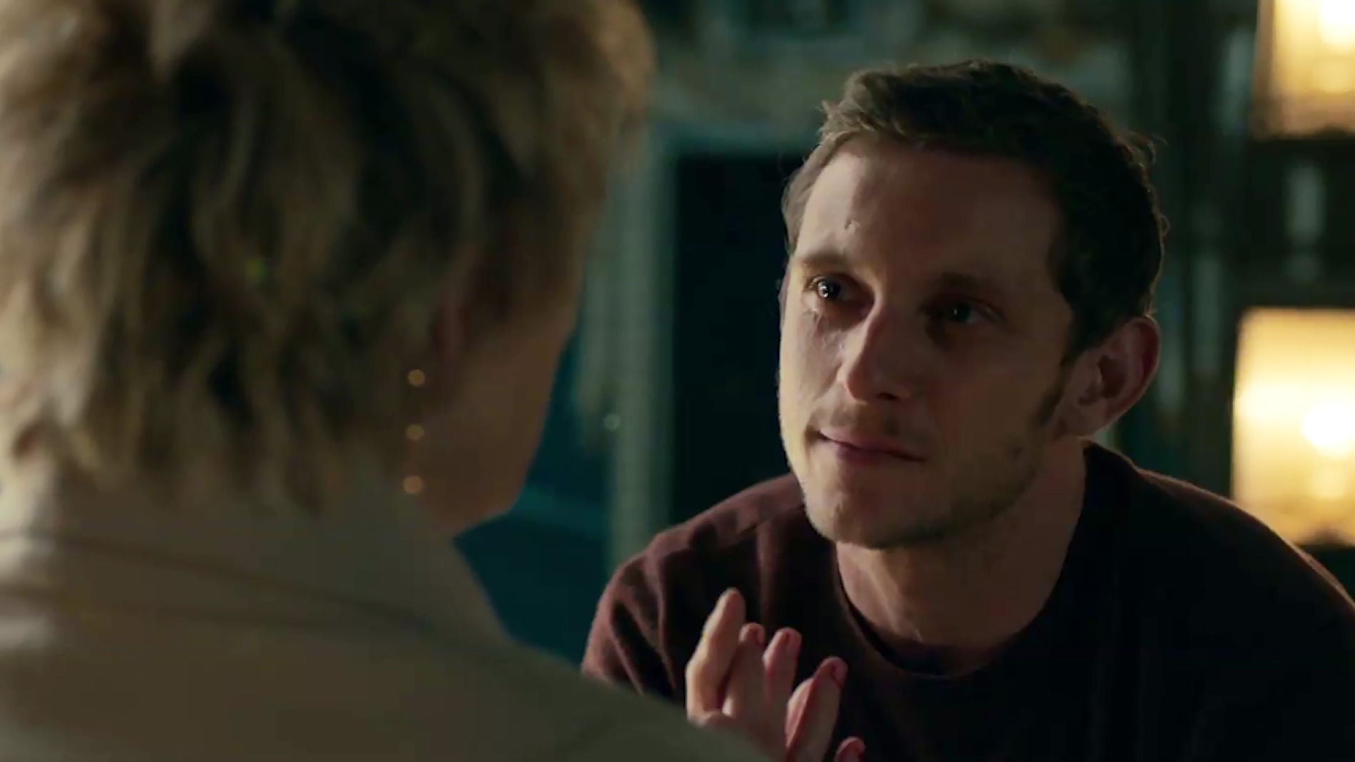 Jamie Bell y Annette Bening en 'Las estrellas de cine no mueren en Liverpool'