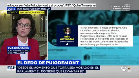 Eva Granados en Espejo Público Eva Granados en Espejo Público