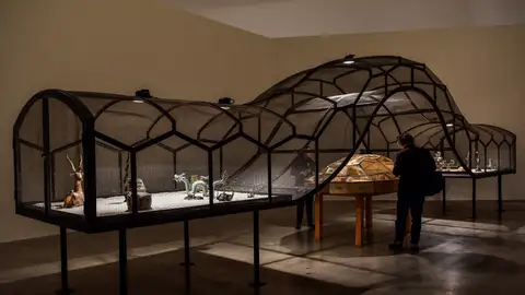 Un hombre observa 'El teatro del Mundo' (1993) Un hombre observa 'El teatro del Mundo' (1993)