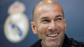 Zinedine Zidane, en rueda de prensa