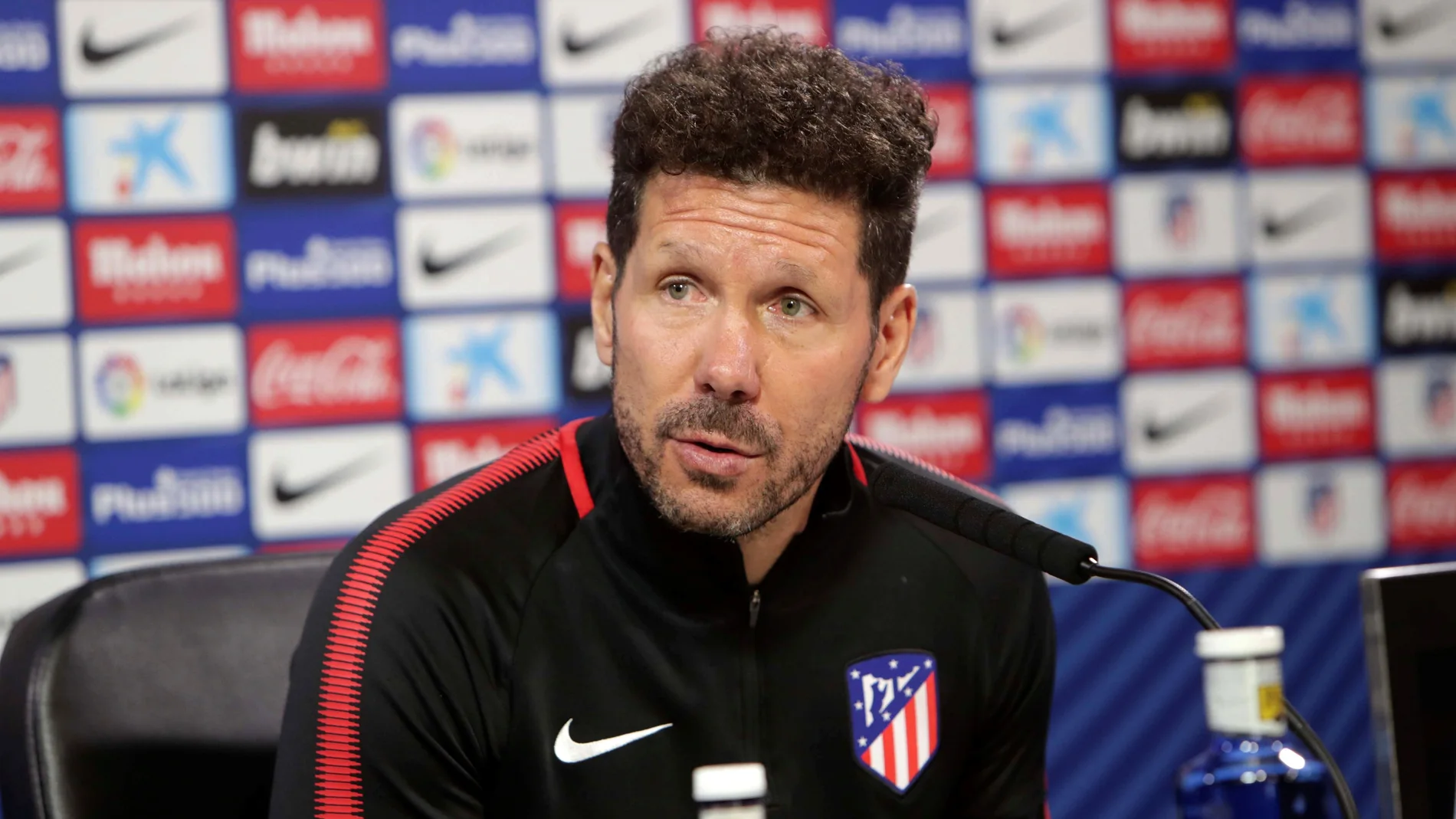 Simeone en rueda de prensa Simeone en rueda de prensa