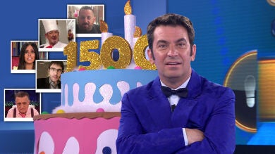 Arturo Valls, desconcertado con las felicitaciones de Pedroche, Arguiñano, Wyoming y Bonet por el programa 1.500 