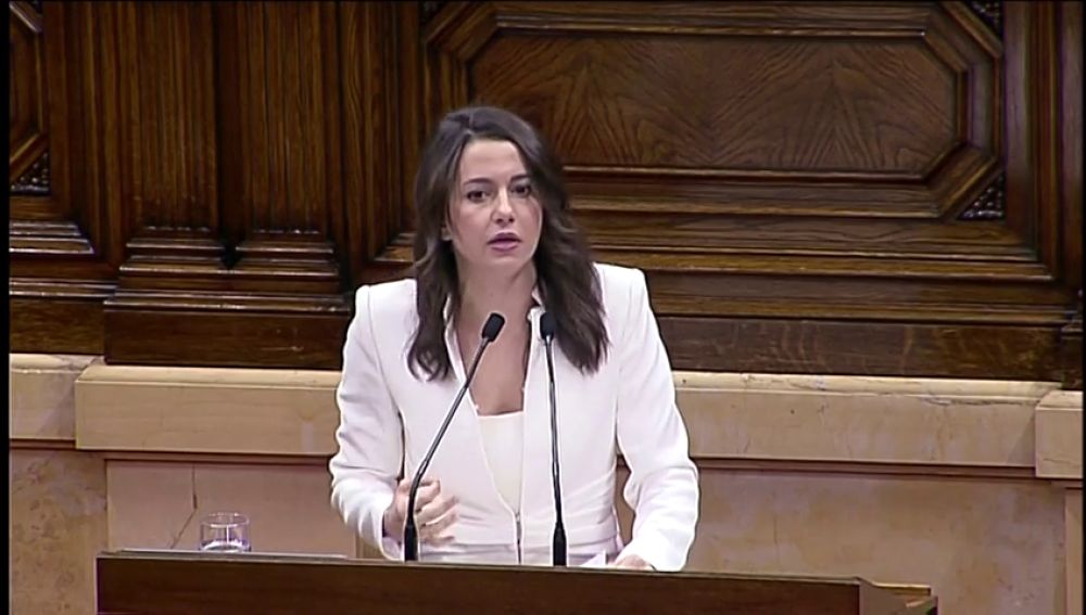  Arrimadas, a Torra: "Usted no ha venido a dirigir un gobierno, ha venido a dirigir un CDR".   
