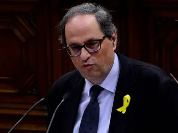Quim Torra en el discurso de investidura Quim Torra en el discurso de investidura
