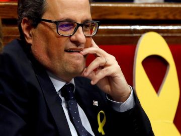 El candidato de JxCat a la presidencia de la Generalitat, Quim Torra