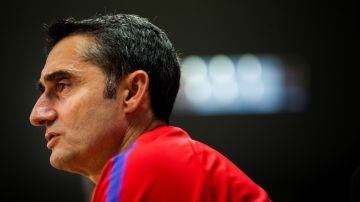 Valverde en rueda de prensa