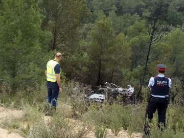 accidente de avioneta en Ribera de Ebro
