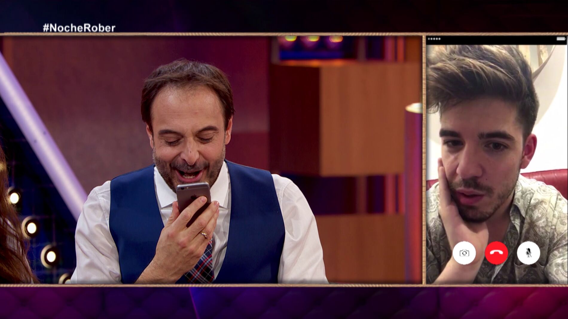 La hilarante broma telef&oacute;nica de Amaia y Alfred a su amigo Roi 