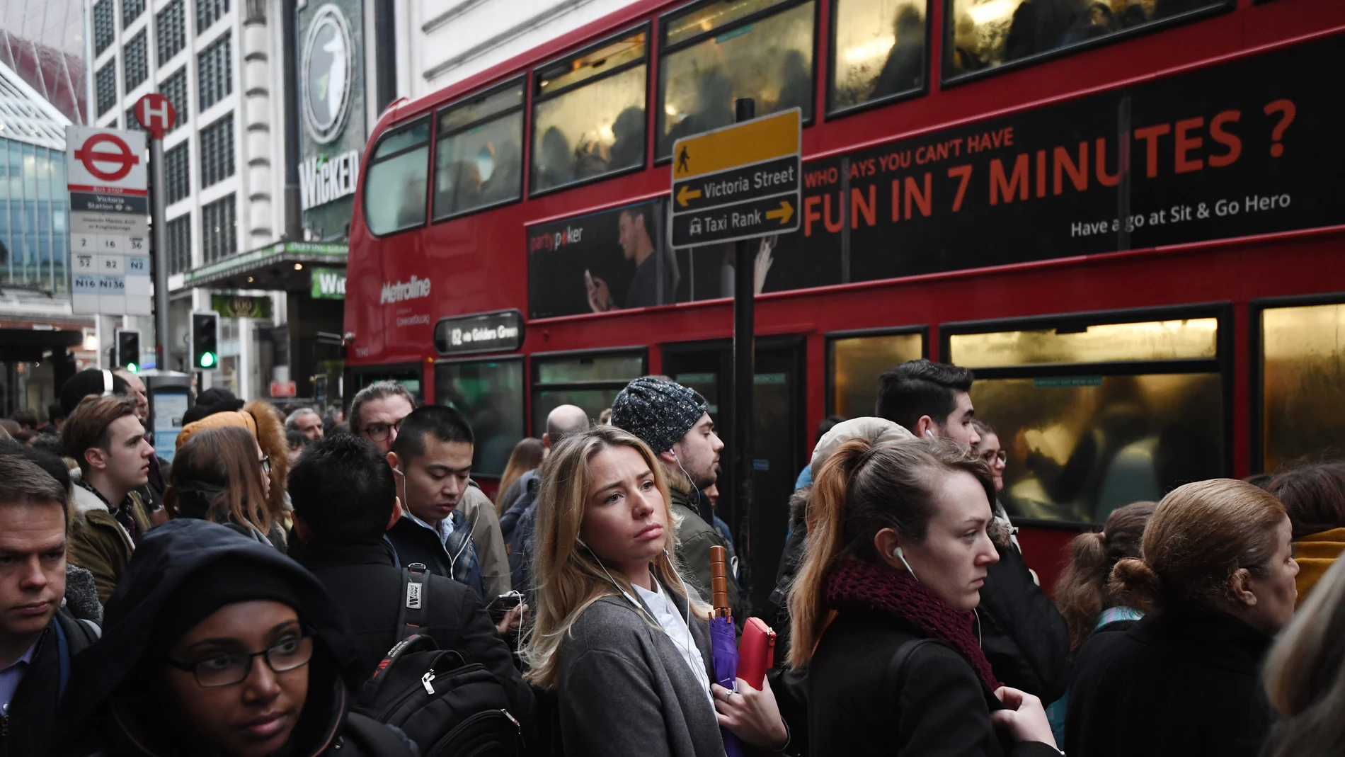 Un autobús en Londres Un autobús en Londres