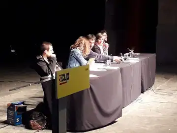 Consejo político de la CUP, reunido en Cervera Consejo político de la CUP, reunido en Cervera