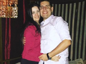 Luana Alves, de 36 años, y su novio Rodrigo Nogueira, de 31