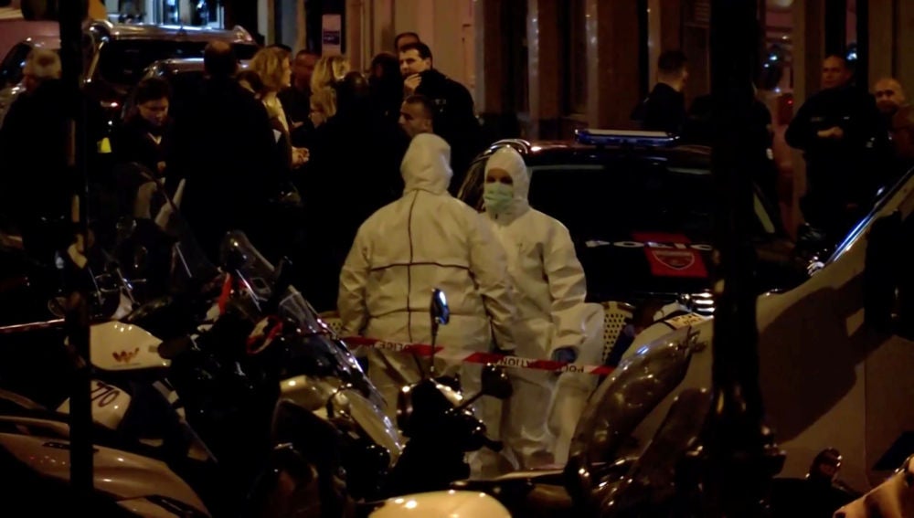 Escena del ataque en París