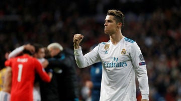 Cristiano Ronaldo celebra una victoria en la Champions