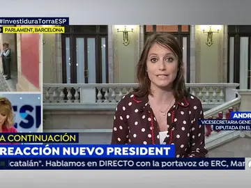 Andrea Levy, sobre Torra: "Es una calcomanía de Puigdemont" Andrea Levy, sobre Torra: "Es una calcomanía de Puigdemont"