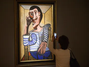 'Le Marin', un cuadro del pintor español Pablo Picasso, considerado como un autorretrato del artista 'Le Marin', un cuadro del pintor español Pablo Picasso, considerado como un autorretrato del artista