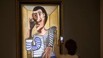 'Le Marin', un cuadro del pintor español Pablo Picasso, considerado como un autorretrato del artista