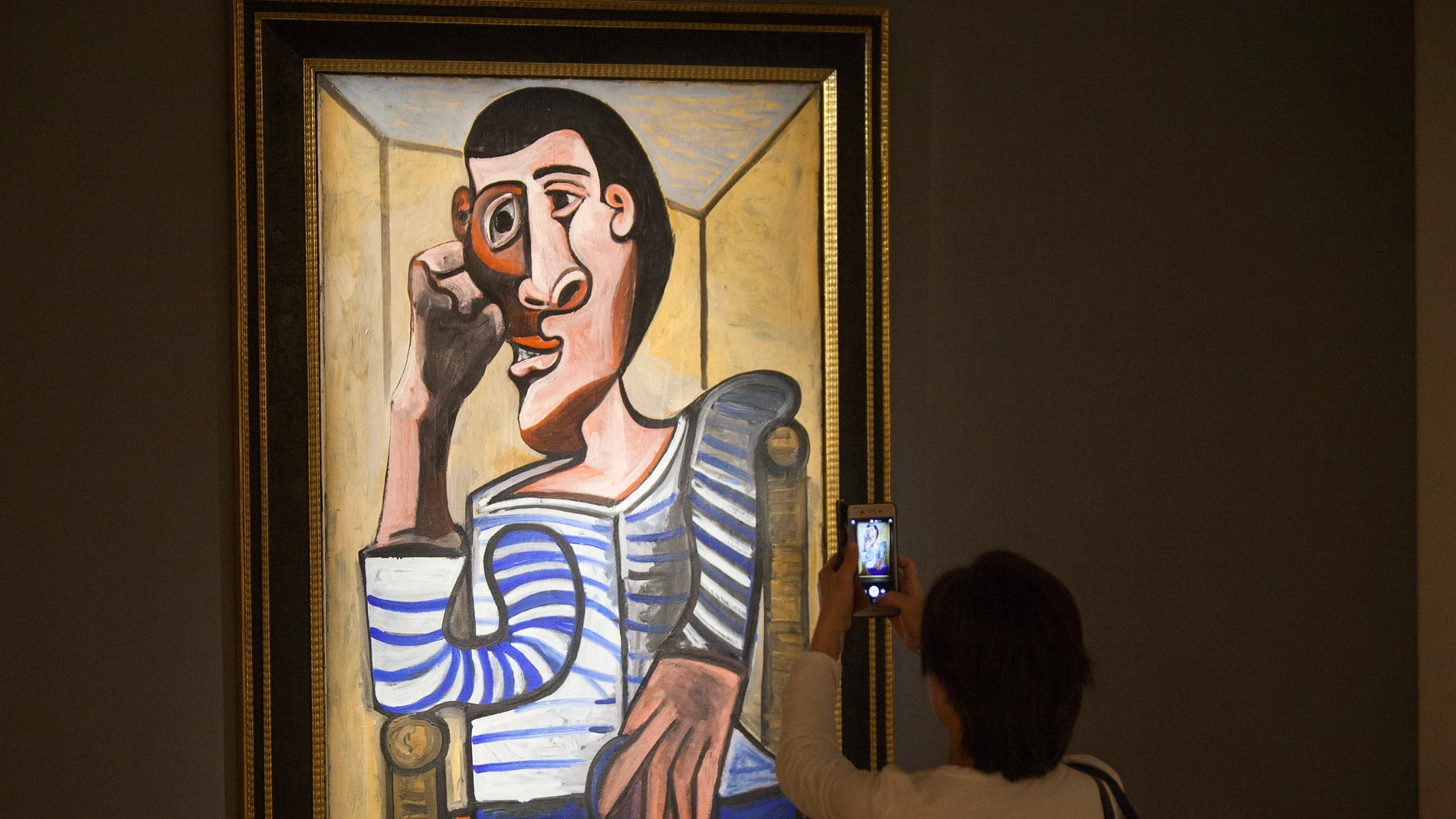 'Le Marin', un cuadro del pintor español Pablo Picasso, considerado como un autorretrato del artista 'Le Marin', un cuadro del pintor español Pablo Picasso, considerado como un autorretrato del artista