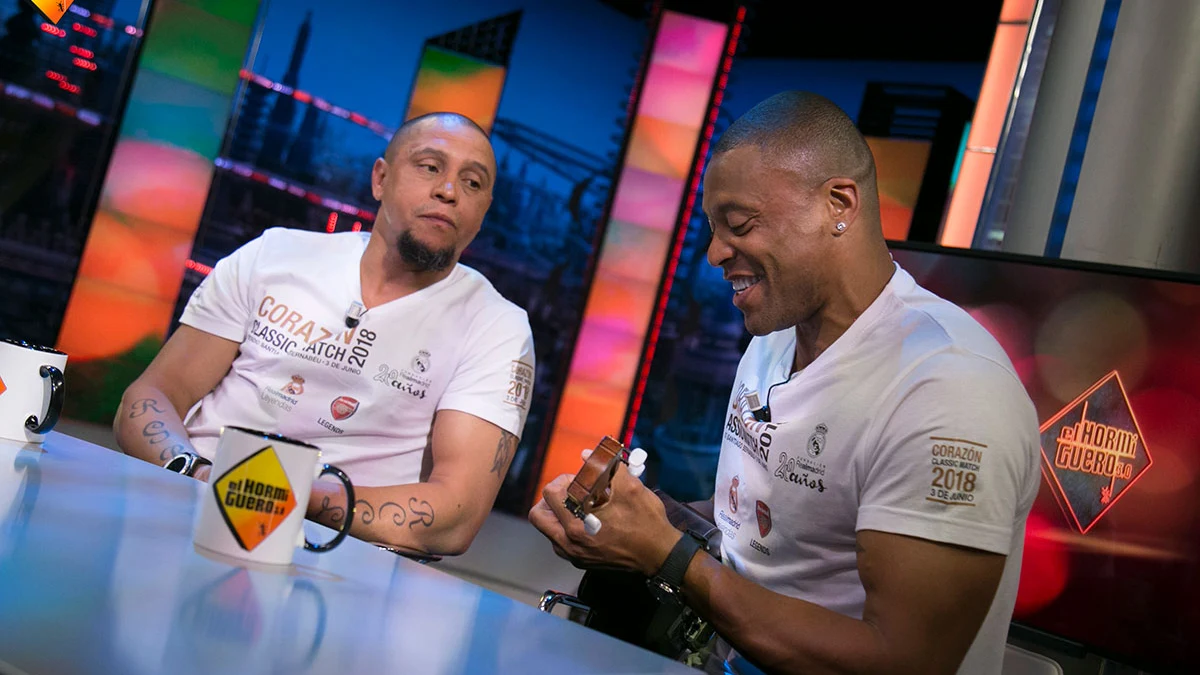 Roberto Carlos y Julio Baptista improvisan una canción brasileña en directo en 'El Hormiguero 3.0'