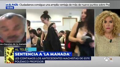 Una alumna del profesor que critica a la víctima de 'La Manada': 