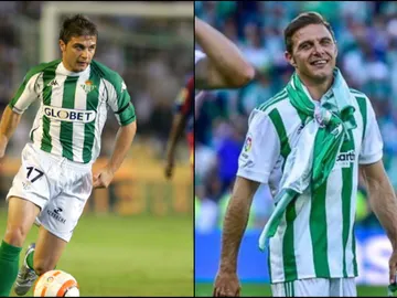 Joaquín, en sus dos etapas en el Betis Joaquín, en sus dos etapas en el Betis