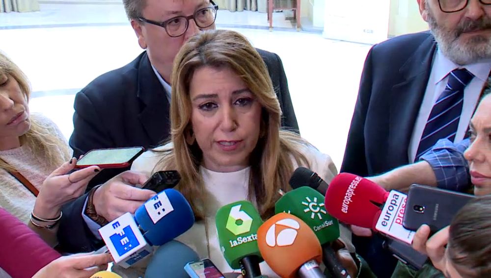 Susana Díaz se queja de que "faltan efectivos" en Algeciras