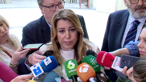 Susana Díaz se queja de que "faltan efectivos" en Algeciras Susana Díaz se queja de que "faltan efectivos" en Algeciras