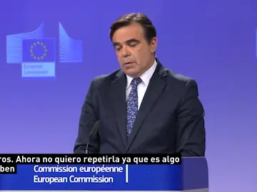 Portavoz principal de la Comisión Europea, Margaritis Schinas. Portavoz principal de la Comisión Europea, Margaritis Schinas.