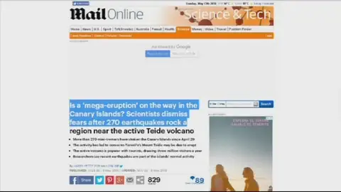 Las "Fake news" afectan al turismo en Canarias Las "Fake news" afectan al turismo en Canarias