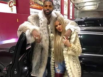 Tristan Thompson y Khloé Kardashian Tristan Thompson y Khloé Kardashian