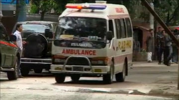 Una ambulancia en Bangladesh