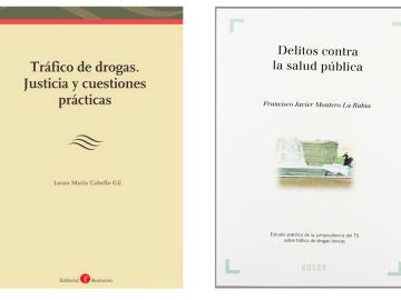 El libro de la directora de la Uned de Albacete junto al libro que supuestamente ha plagiado