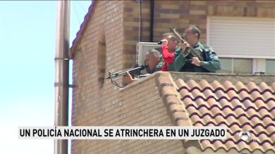 Un hombre se entrega tras permanecer cuatro horas atrincherado en los Juzgados de La Almunia