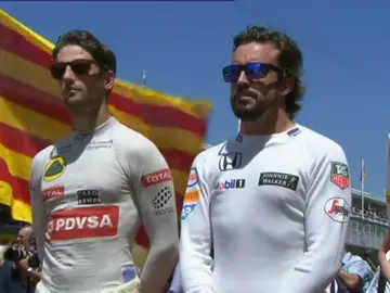 Fernando Alonso, en el GP de España Fernando Alonso, en el GP de España