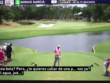Sergio García pierde los nervios con un niño que le apoyaba: "¿Buena bola? ¡Te quieres callar de una p*** vez!" Sergio García pierde los nervios con un niño que le apoyaba: "¿Buena bola? ¡Te quieres callar de una p*** vez!"