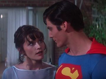 Margot Kidder y Christopher Reeve en 'Superman'