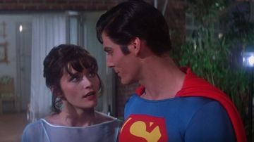 Margot Kidder y Christopher Reeve en 'Superman'