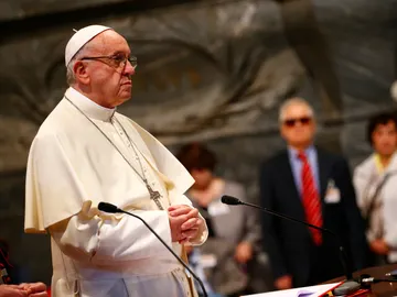 El Papa Francisco durante una misa El Papa Francisco durante una misa