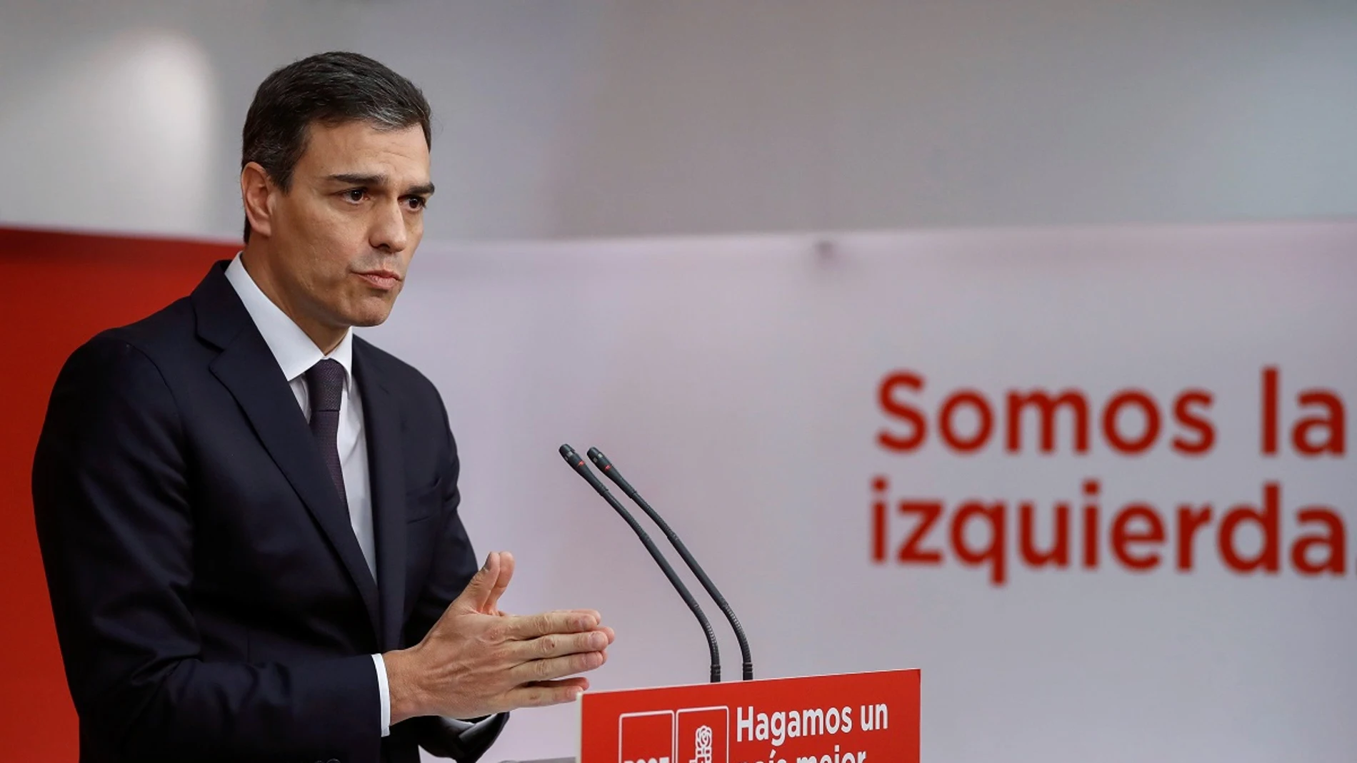 Pedro Sánchez en rueda de prensa Pedro Sánchez en rueda de prensa