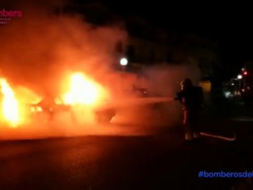 Cuatro coches calcinados en un incendio en El Chaparral de Torrevieja