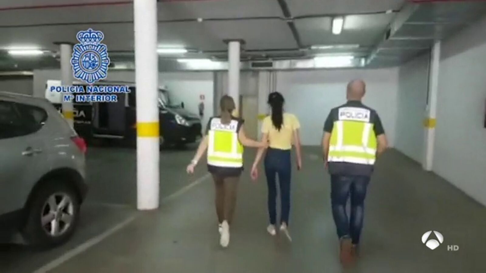 La Policía difunde las imágenes de la detención de algunos de los implicados en la agresión a guardias civiles 
