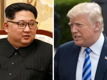 Imagen de Kim Jong-un y Donald Trump Imagen de Kim Jong-un y Donald Trump