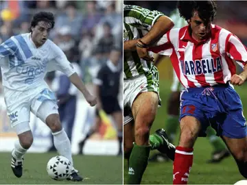 Paulo Futre, en su época con el Marsella y con el Atlético Paulo Futre, en su época con el Marsella y con el Atlético